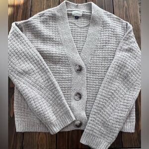 Universal Thread Medium Brown Knit Button Down Cardigan Shrug